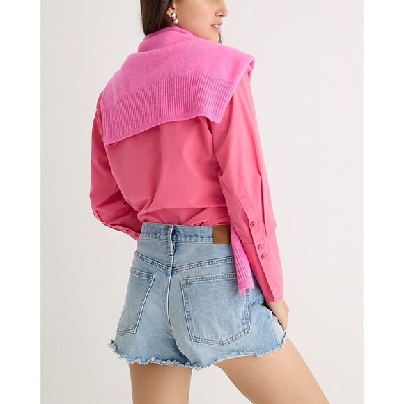 NWT J. Crew Relaxed Denim Short in Chestnut Wash, Size 29 - Picture 2 of 16